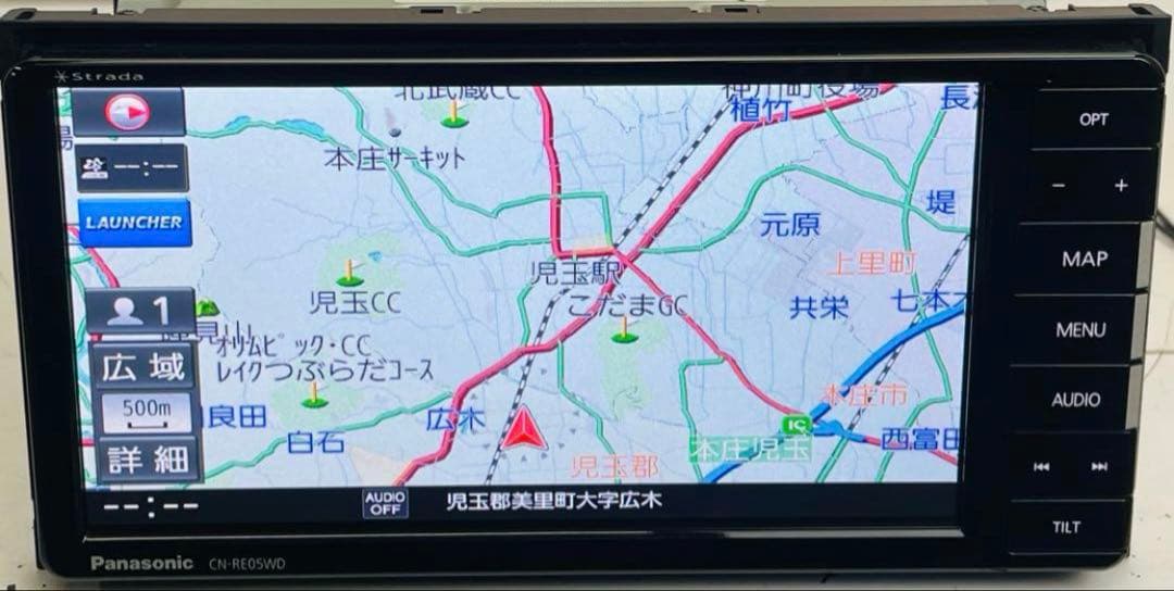 パナソニック CN-RE05WD メモリーナビゲーション ストラーダ