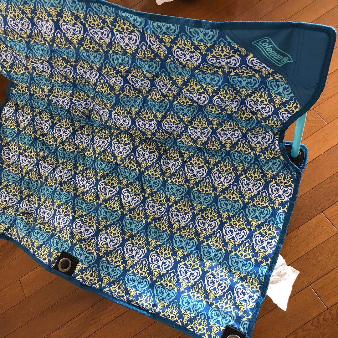 コールマン 2人掛けチェア ファンチェアダブル フォリッジ ブルー