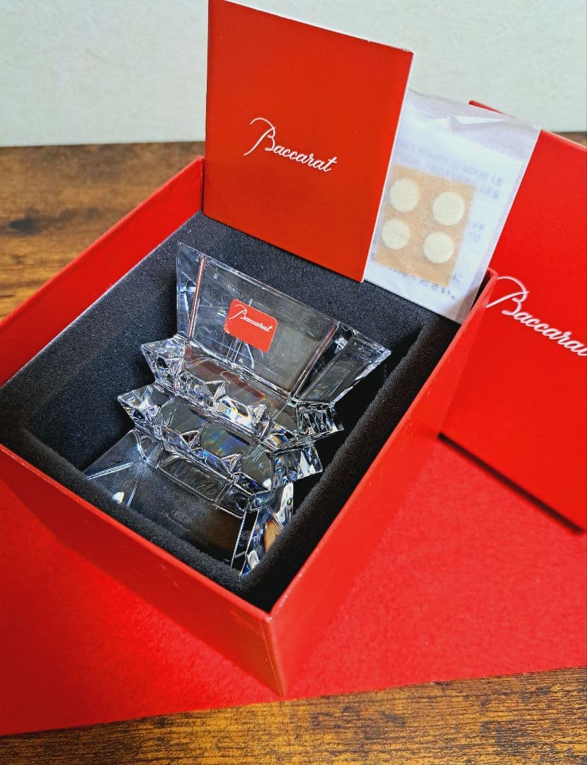 専用 バカラ コロンビーヌ ベース フラワーベース 花瓶 小物入れ