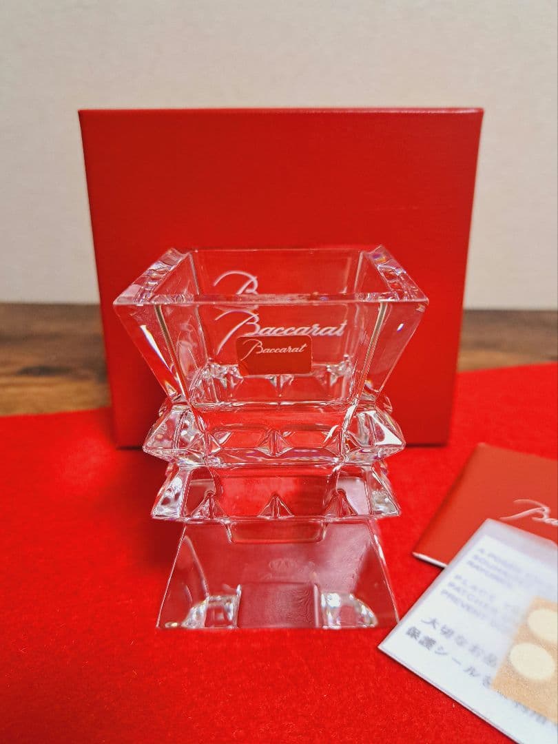 専用 バカラ コロンビーヌ ベース フラワーベース 花瓶 小物入れ