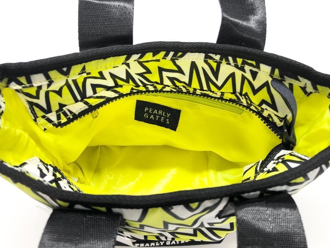 ○★新品未使用　PEARLY GATES　ハードエレキ柄　ミニトートバッグ