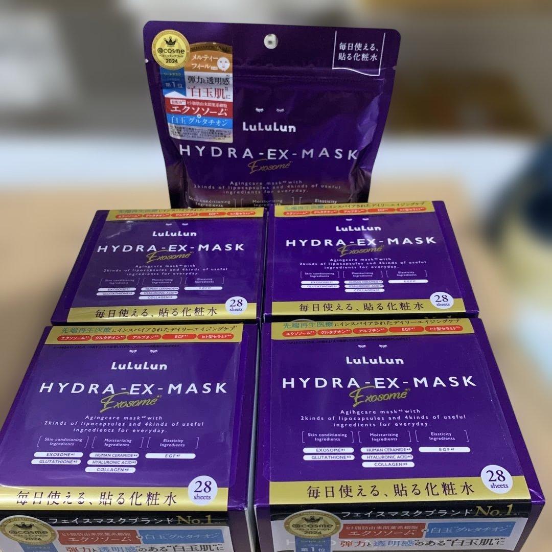即購入可フェイスマスク ルルルン 　ハイドラ EX 28枚入*4個セット