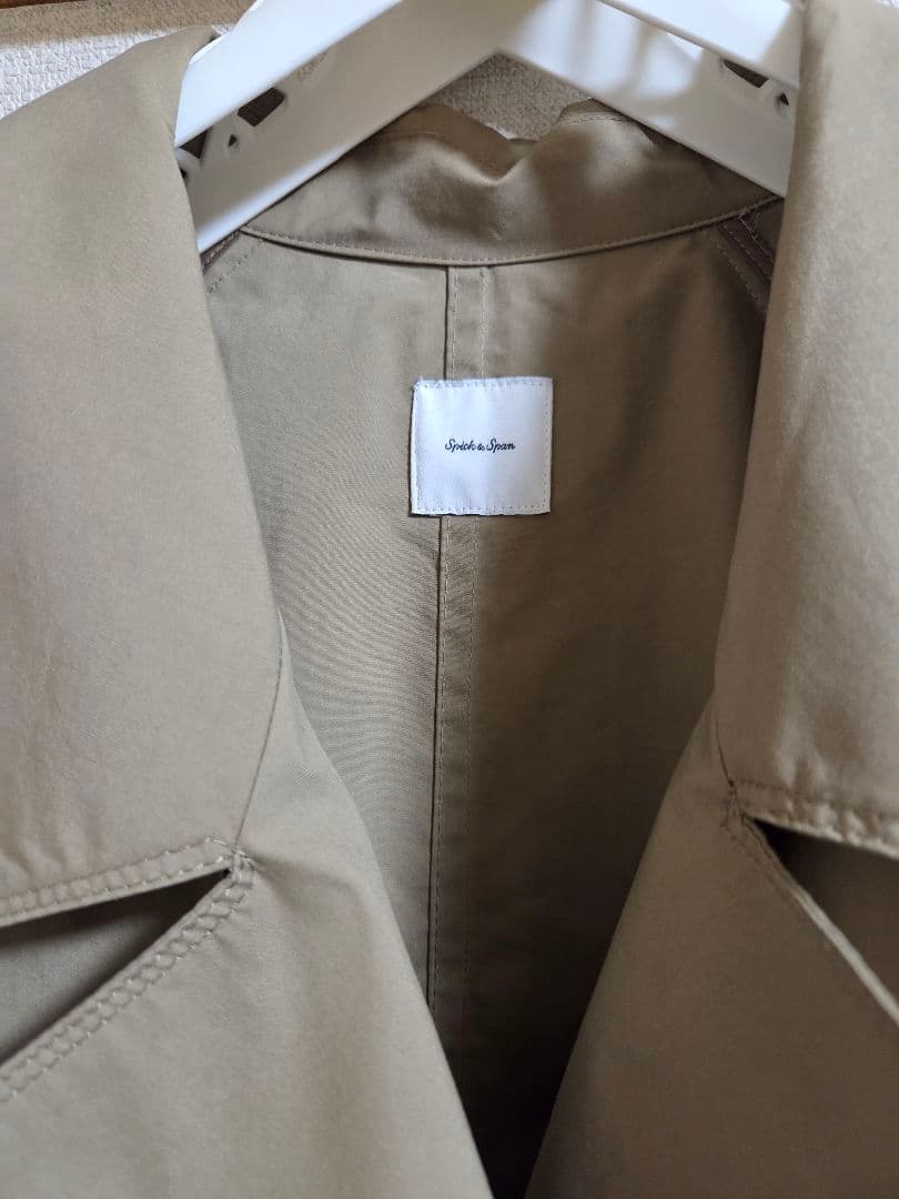 Spick&Span C/Pミドル丈トレンチコートベージュA 38サイズ