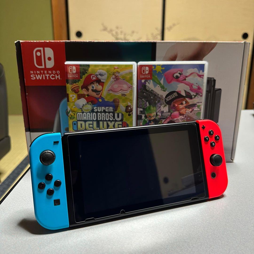 Nintendo Switch 本体と2ソフト付き