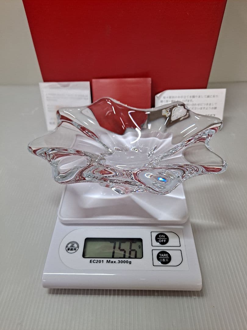 バカラ 小物入れ キャディックスアッシュトレイ 灰皿 クリスタルガラス