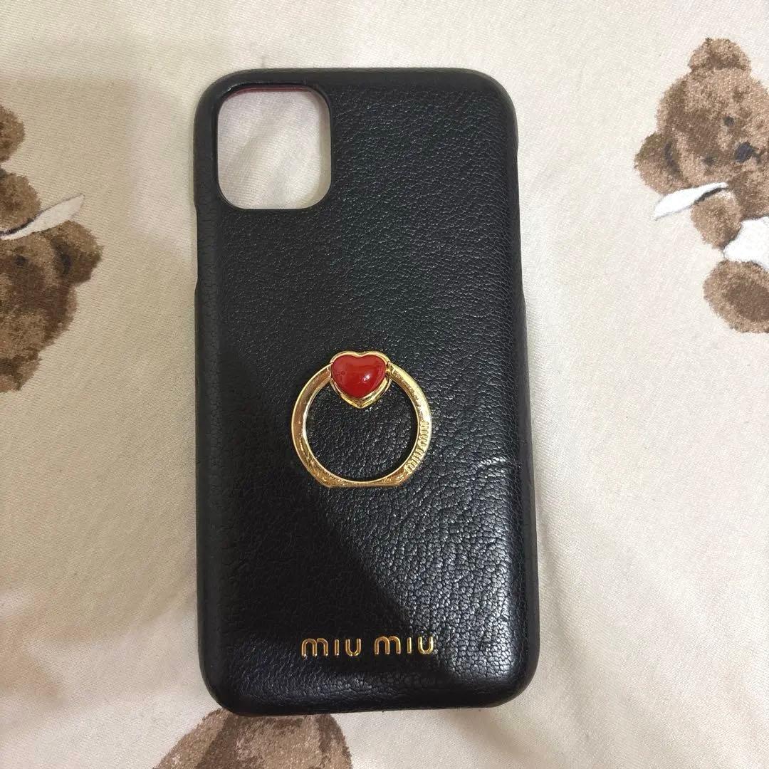 新品同様　美品　miumiu iPhone11ケース