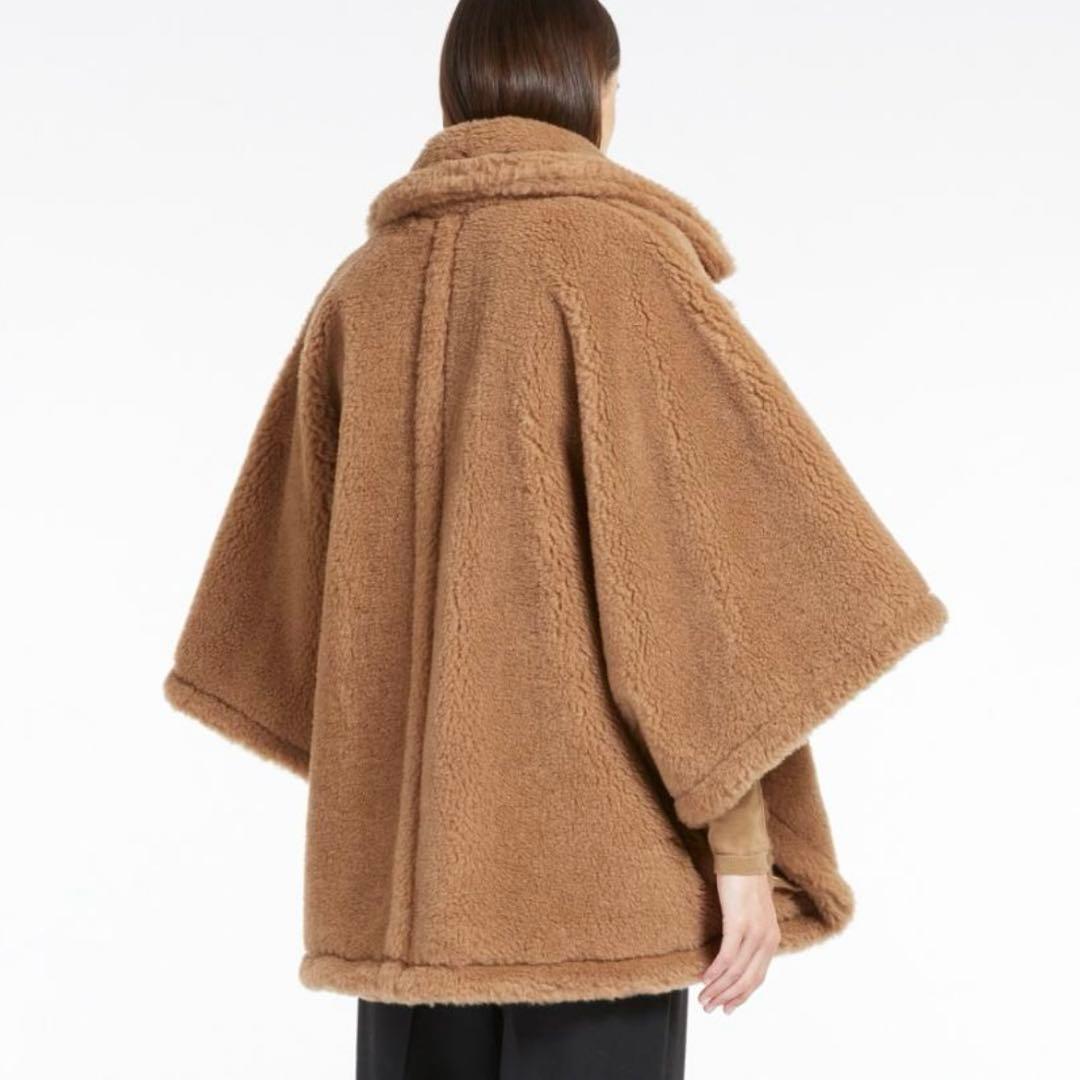 最終マックスマーラ Max Mara ケープ E ポンチョ ブラウン