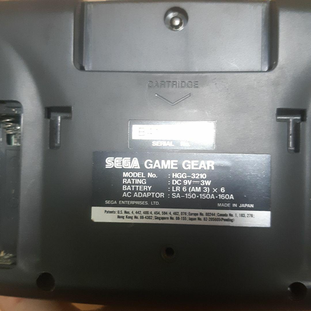 SEGAゲームギア本体(ジャンク品)ソフト7本セット
