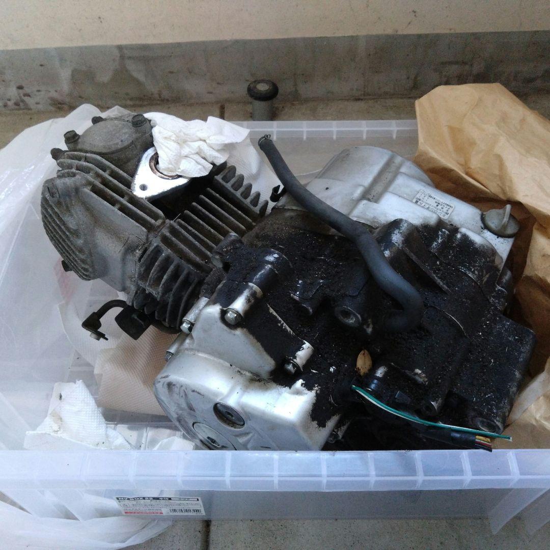 スーパーカブプロ50 純正エンジン本体・2つのセンサーセット