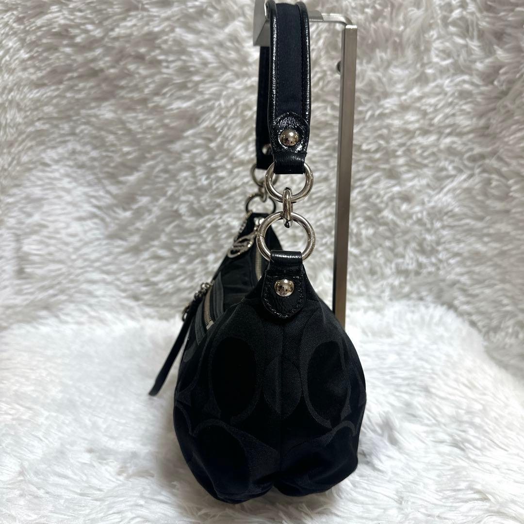 COACH コーチ　ポピー　黒　ワンショルダーバッグ ハンドバッグ　y2k