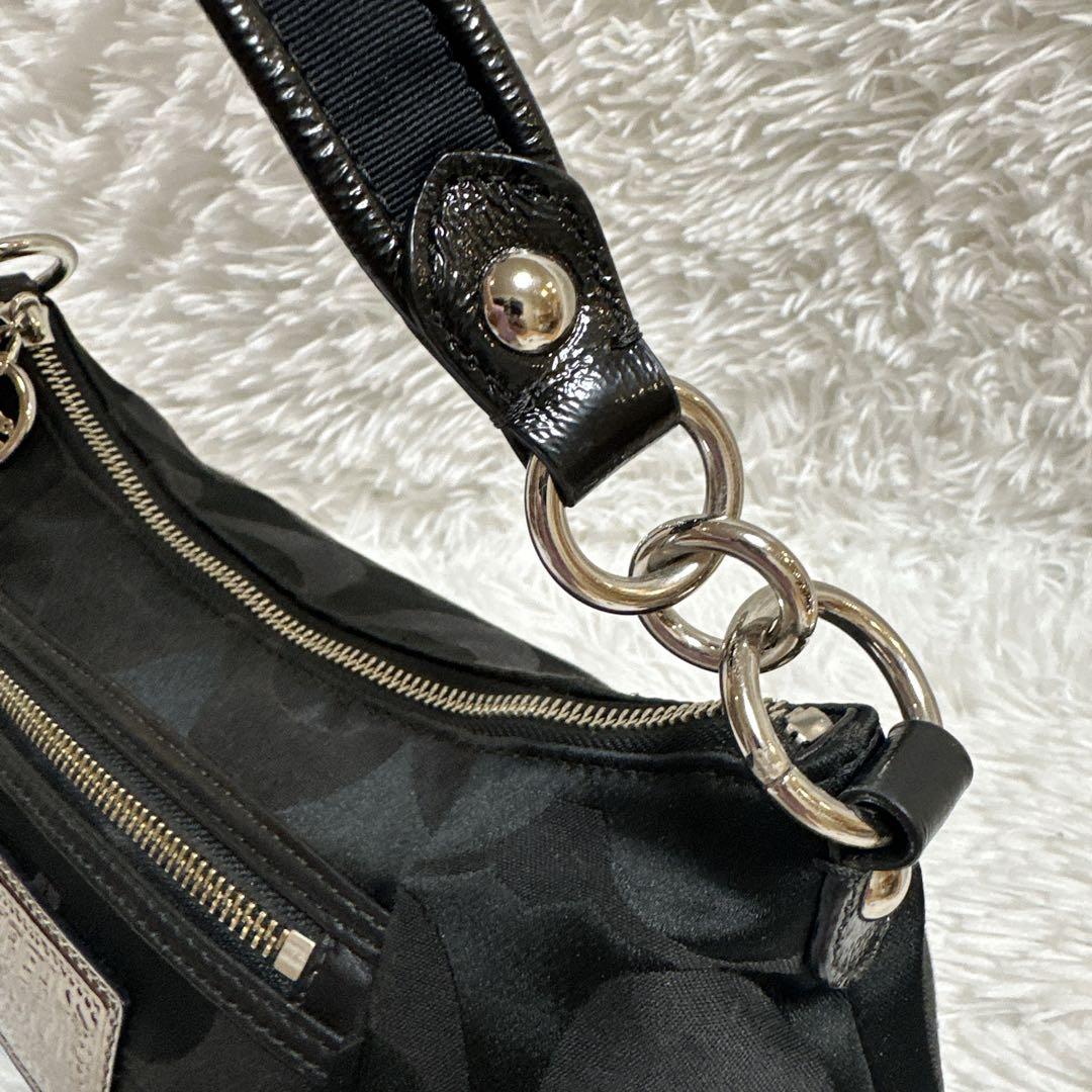 COACH コーチ　ポピー　黒　ワンショルダーバッグ ハンドバッグ　y2k