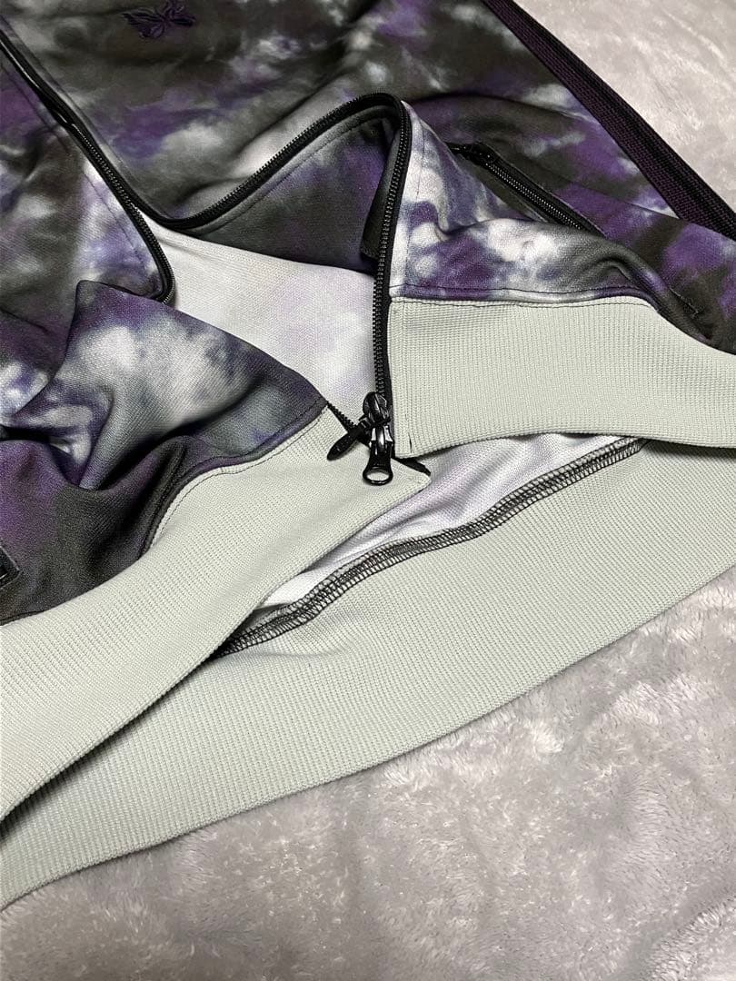 【M】 Needles トラックジャケット POLY SMOOTH タイダイ