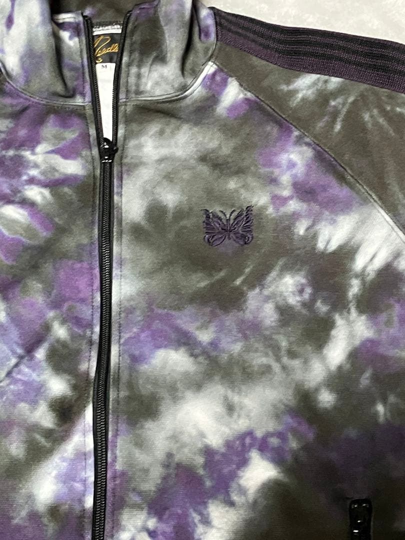 【M】 Needles トラックジャケット POLY SMOOTH タイダイ