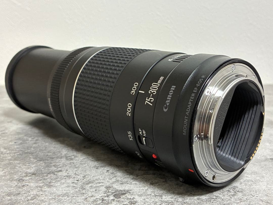 ⭐️美品⭐️Canon EF 75-300 III & EF-EOS R アダプター