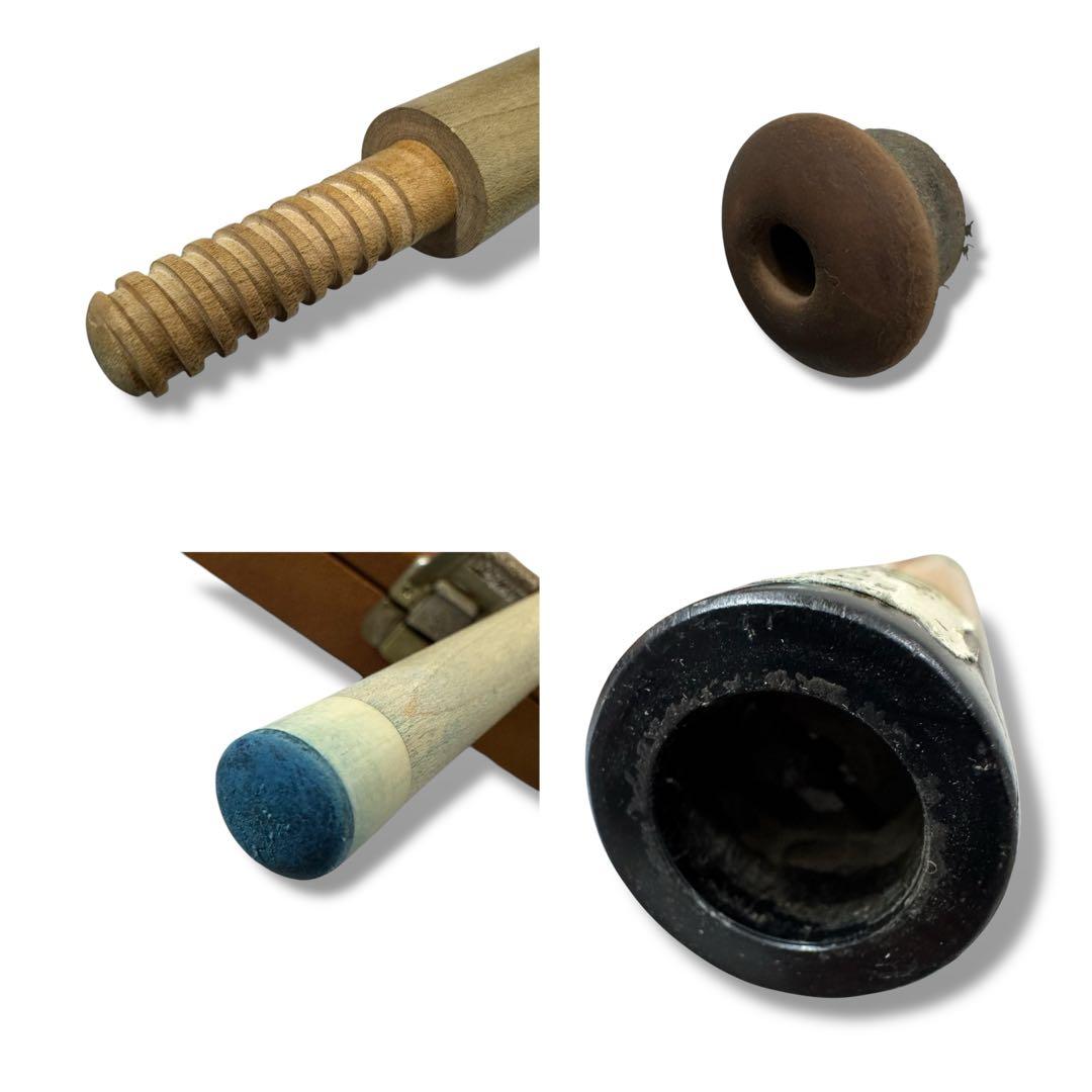 希少 Paul Huebler USA製 ビリヤードキュー ケースセット