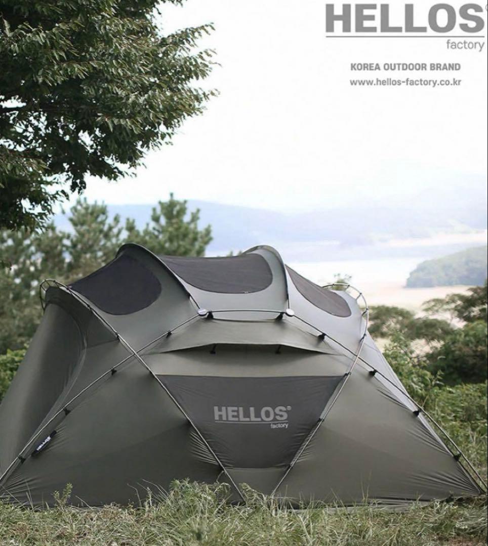HELLOS Snail Shelter（本体）-BLACK テント