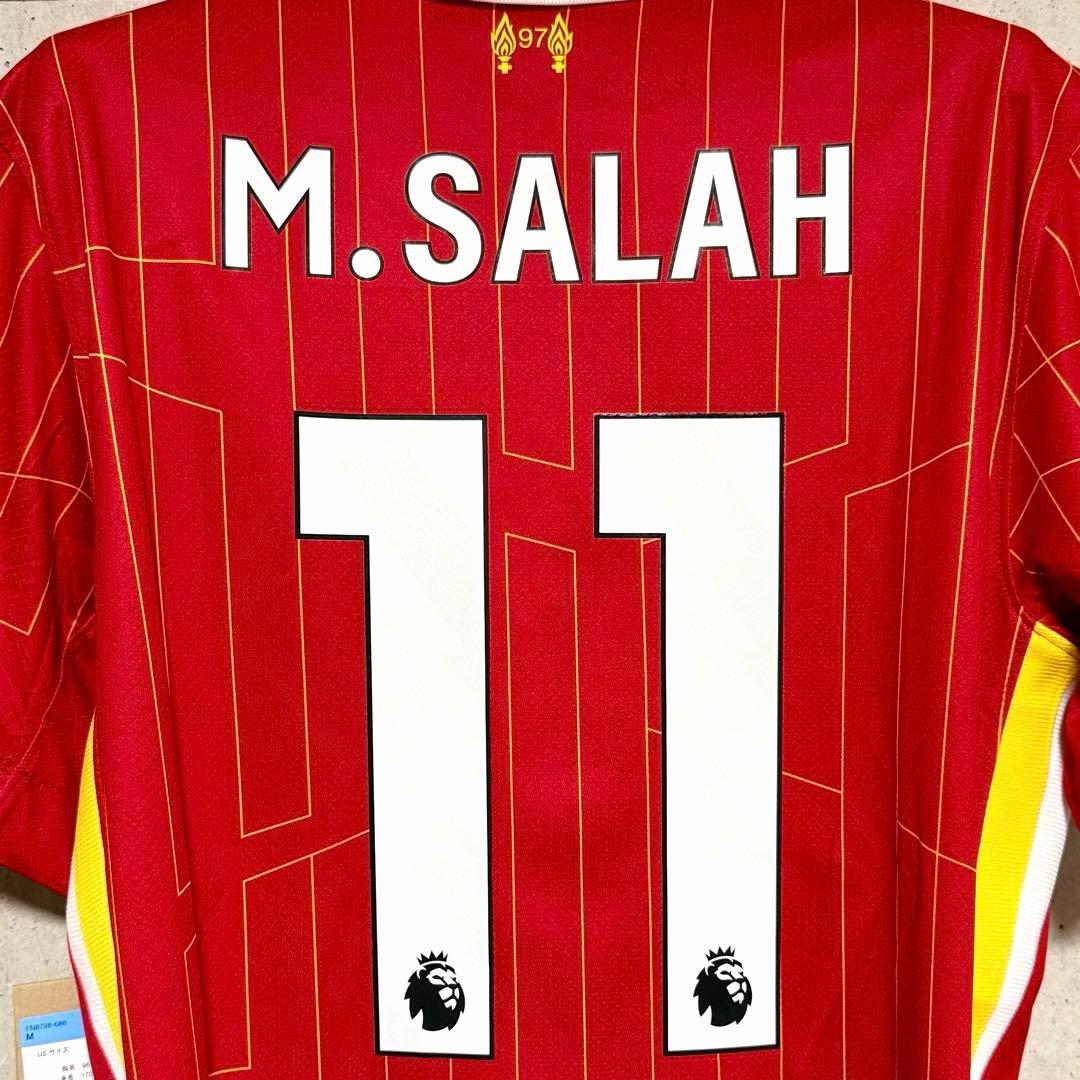 【新品/タグ付き】24/25 リヴァプールFC ♯11 サラー【Mサイズ】ホーム