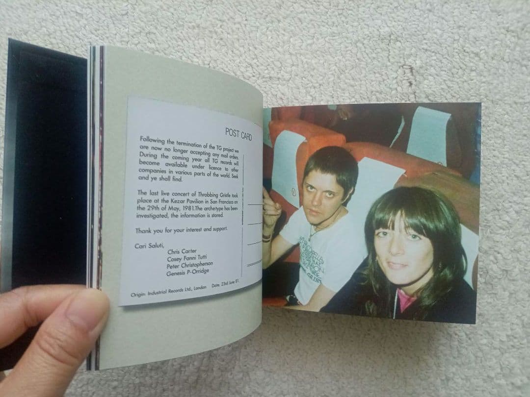 限定ナンバー付き! DVDセット THROBBING GRISTLE TGV