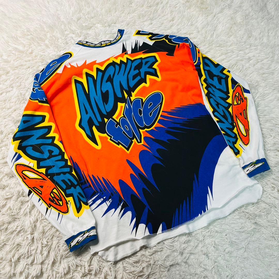ANSWER Racing L/S TEE USA製 MOTOCLOSS L