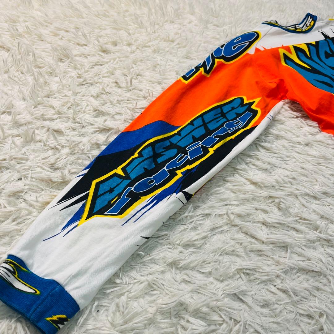 ANSWER Racing L/S TEE USA製 MOTOCLOSS L