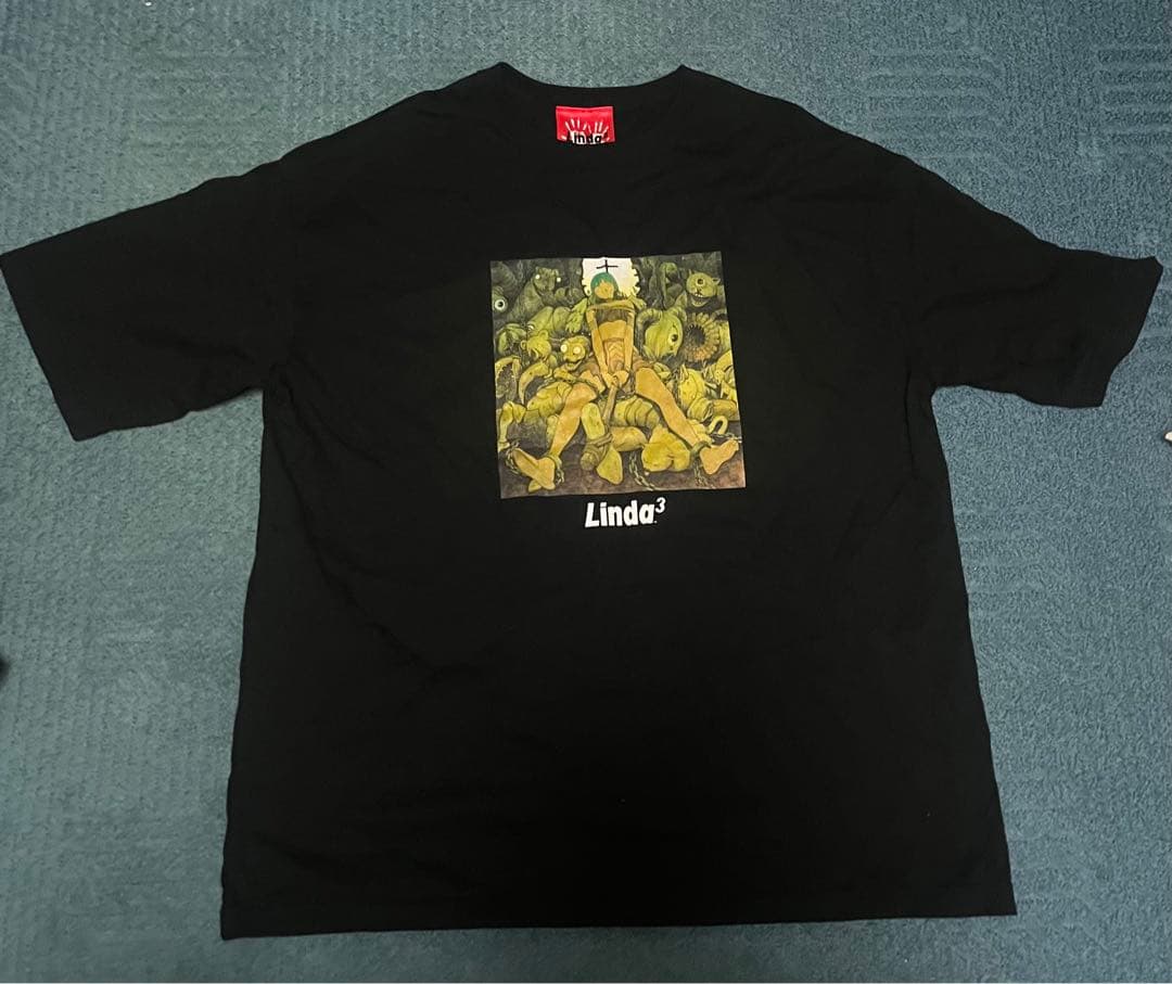 リンダキューブ　ポップアップストア tシャツ 黒 ブラック