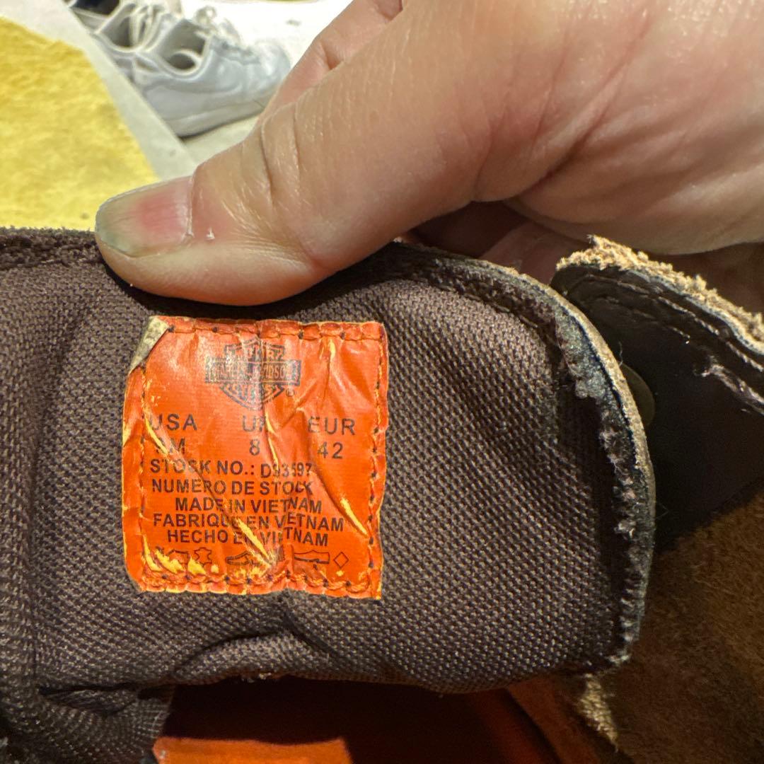 う*り様 【極美品】ハーレーダビッドソン 純正 ライディングブーツ 27cm 本