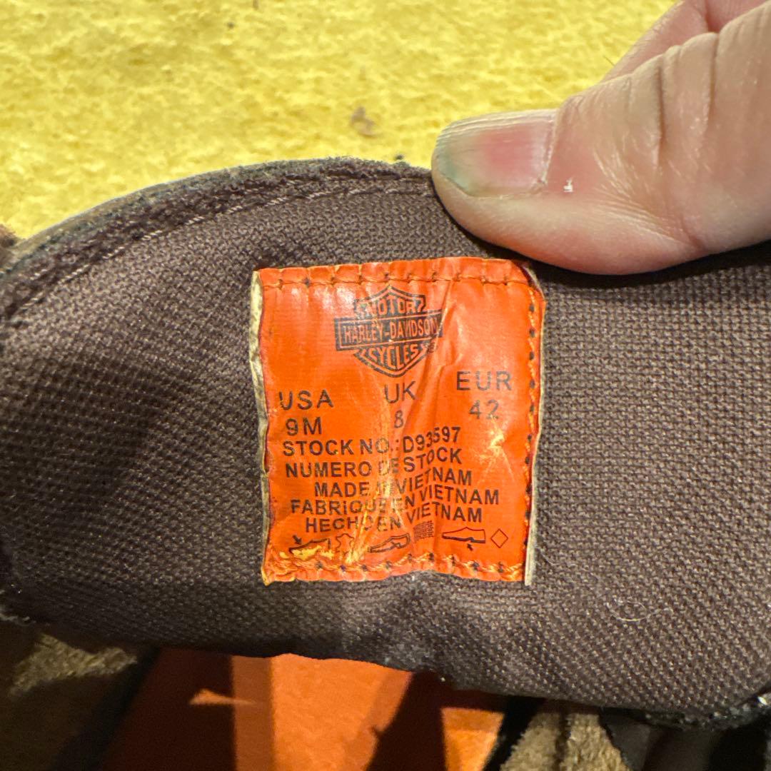 う*り様 【極美品】ハーレーダビッドソン 純正 ライディングブーツ 27cm 本
