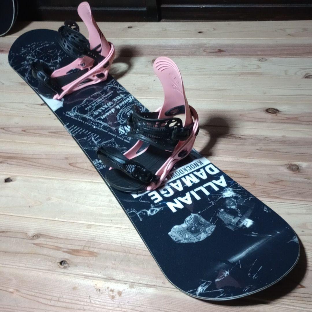 美品　ALLIAN　FLUX　スノーボードセット　153cm