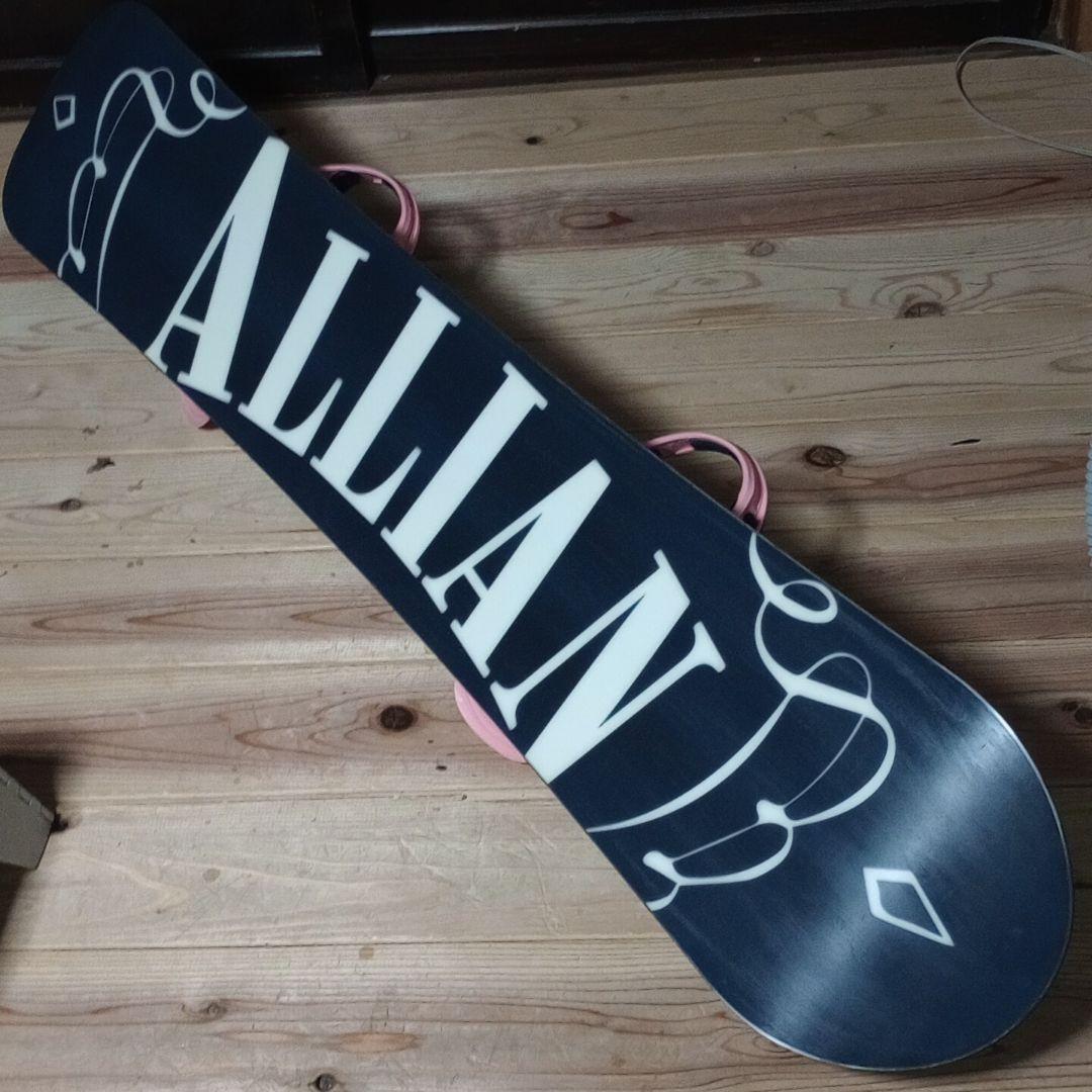 美品　ALLIAN　FLUX　スノーボードセット　153cm