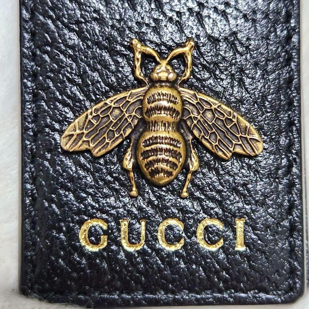 ✨新品未使用　付属品あり✨グッチ　マネークリップ　ビー　蜂　アニマリエ　ロゴ