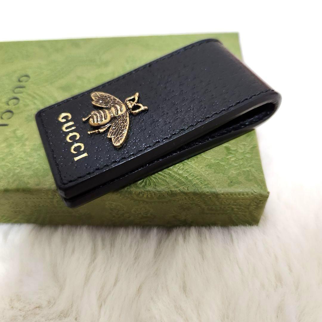 ✨新品未使用　付属品あり✨グッチ　マネークリップ　ビー　蜂　アニマリエ　ロゴ