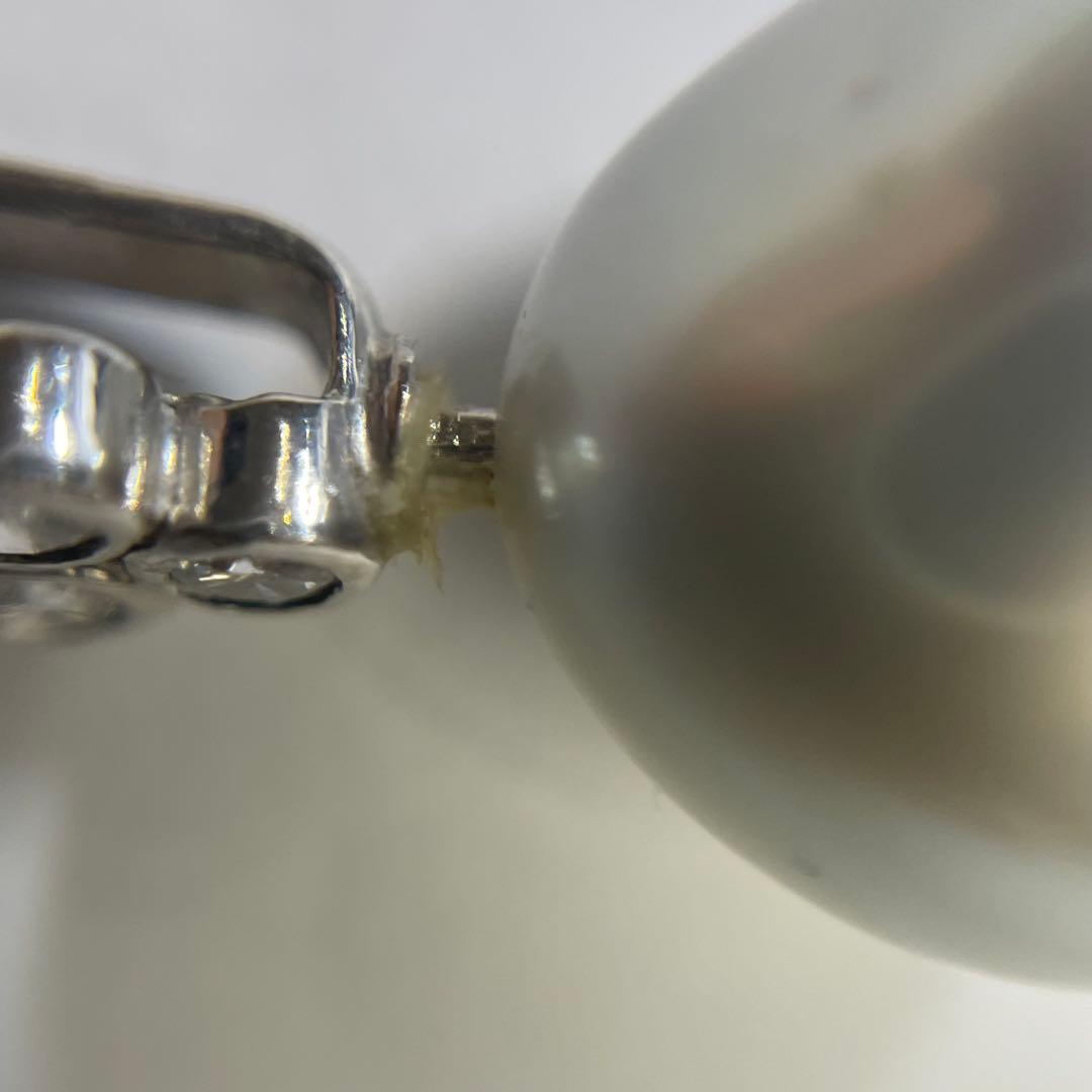 pt900 ネックレストップ　本真珠　レディース　アクセサリー　小物　チャーム