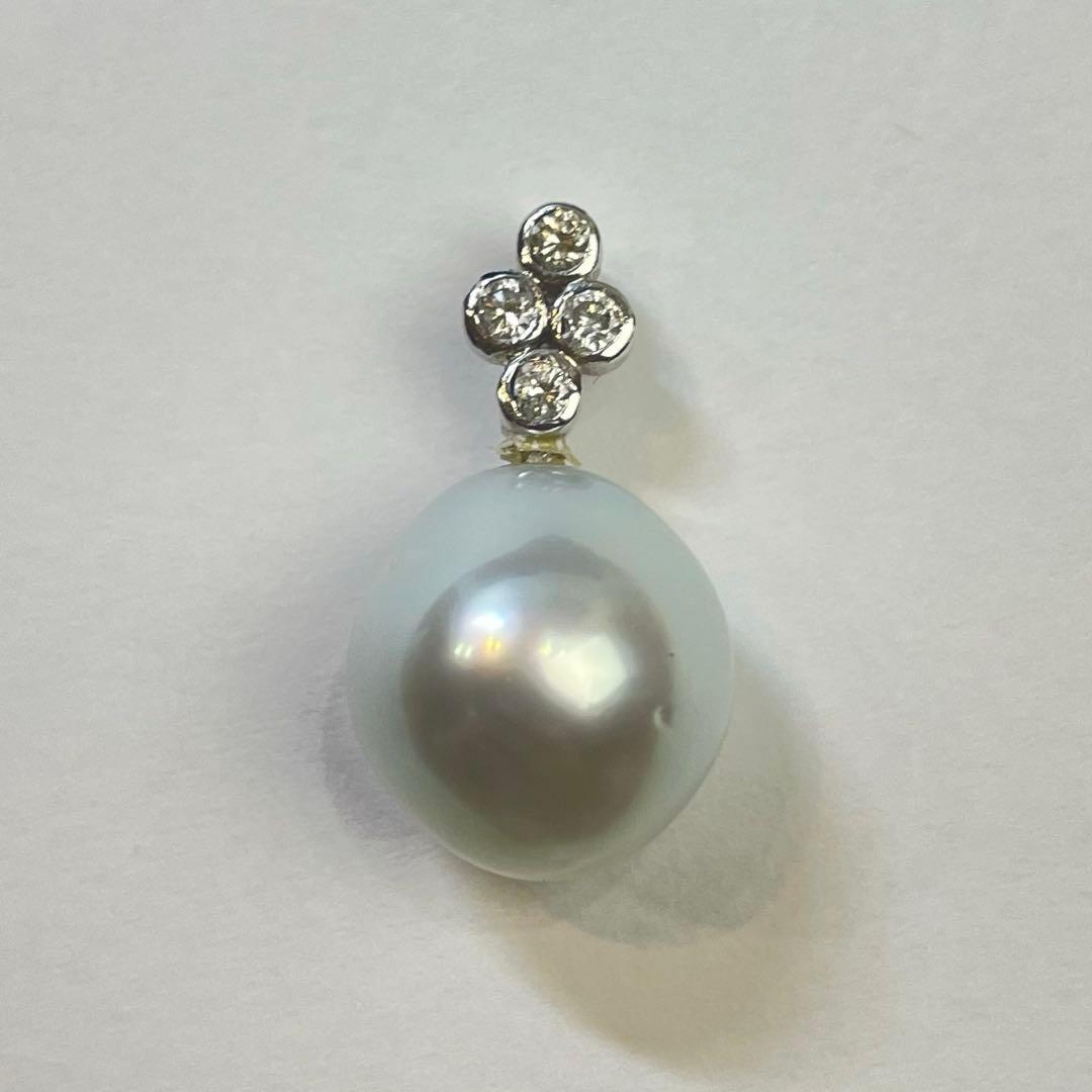 pt900 ネックレストップ　本真珠　レディース　アクセサリー　小物　チャーム