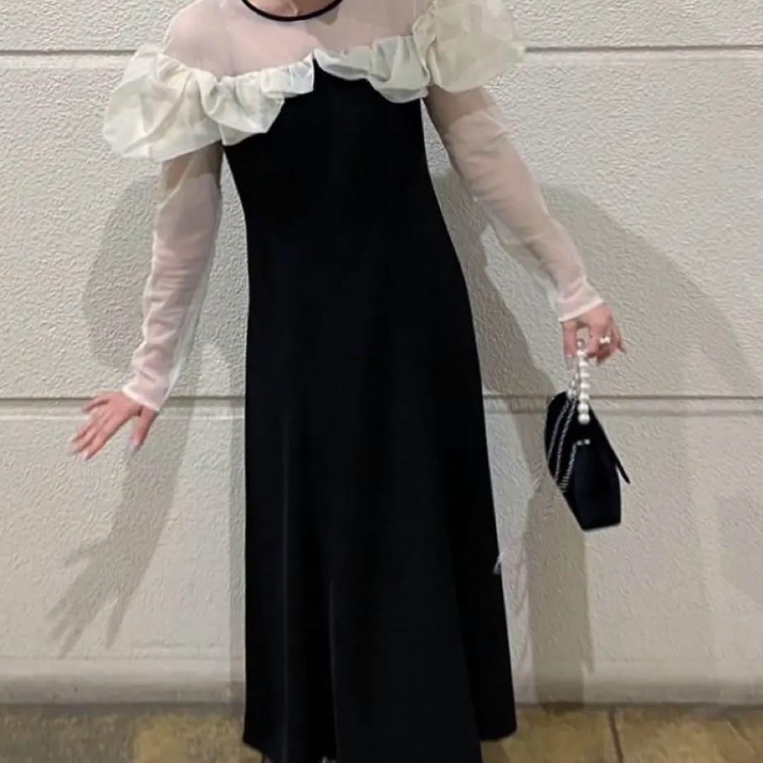 ANDRESD お呼ばれドレス　（ブラック）