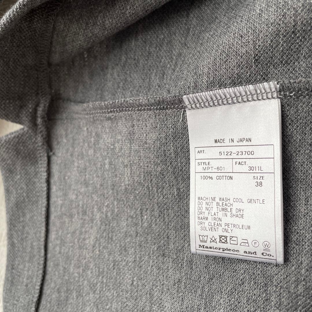 【新品未使用】SCYE BASICS サイ コットンクルーネックT 38 グレー