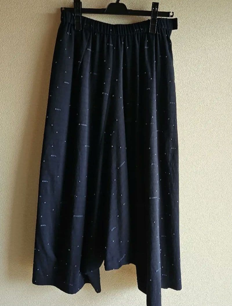 慈雨　変形サルエルパンツ　スカート風