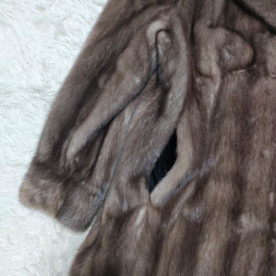 AMERICAN LEGEND　ブルーアイリスミンク　毛皮コート　高級　本毛皮