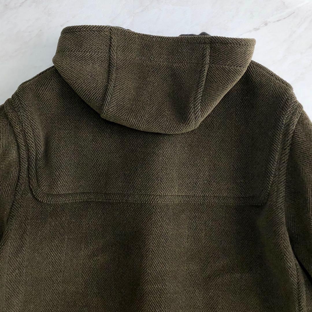 【白タグ 希少色】グローバーオール ダッフルコート キングストン ヘリンボーン