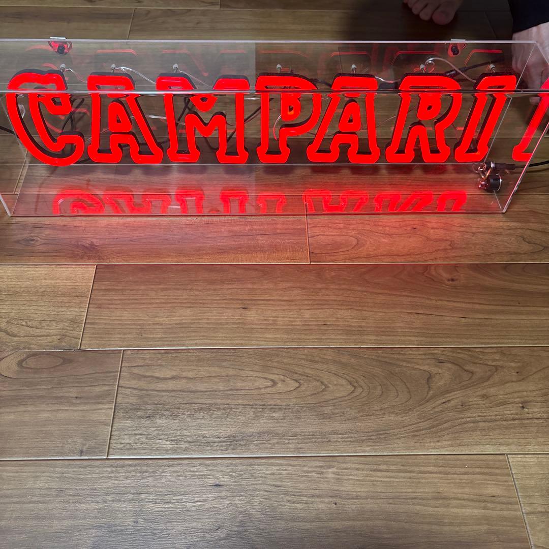 カンパリ ネオン管 壁飾り バー