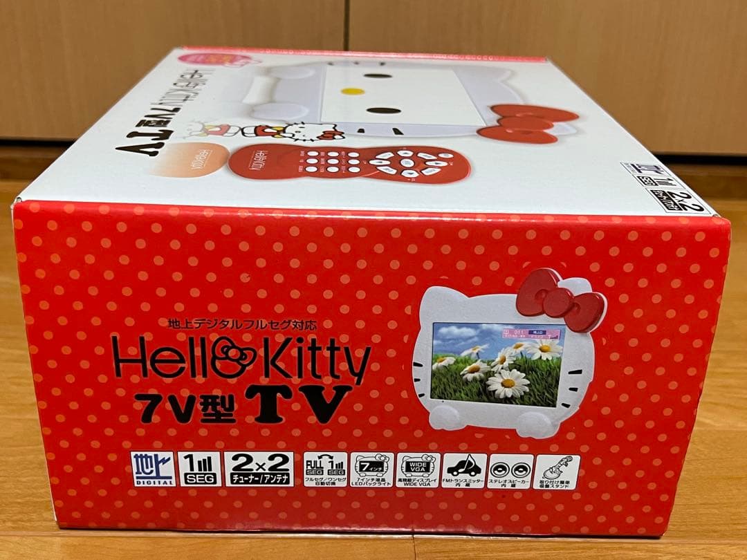 ほぼ未使用 SEIWA Hello Kitty 7V型TV KTV1000F