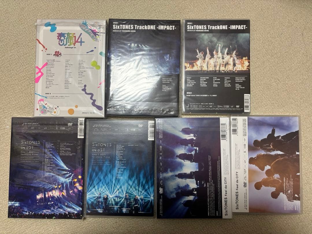 SixTONES ライブDVD まとめ売り