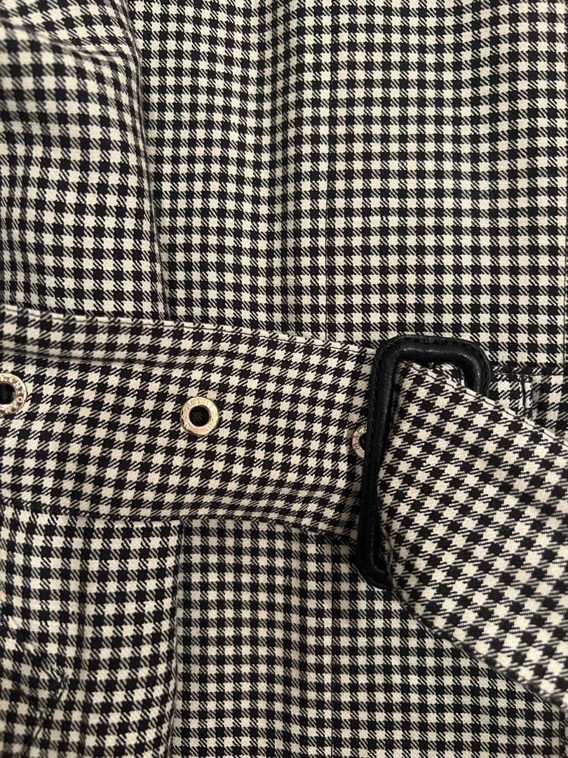 マッキントッシュ ステンカラー ギンガムチェック tomorrowland別注