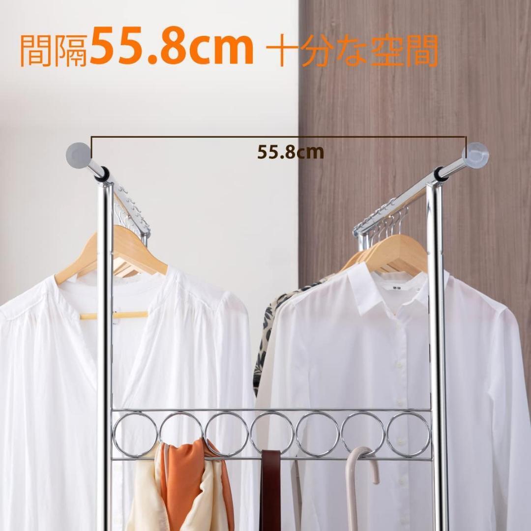 パイプハンガーラック 耐荷重275KG 業務用 3ウェイ ダブル