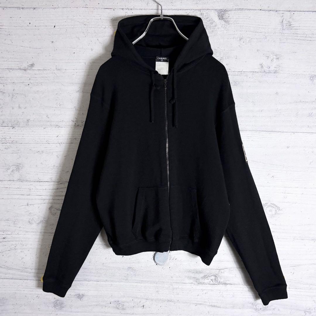 大人気✨️CHANEL ココマーク パーカー ニットジャケット L相当