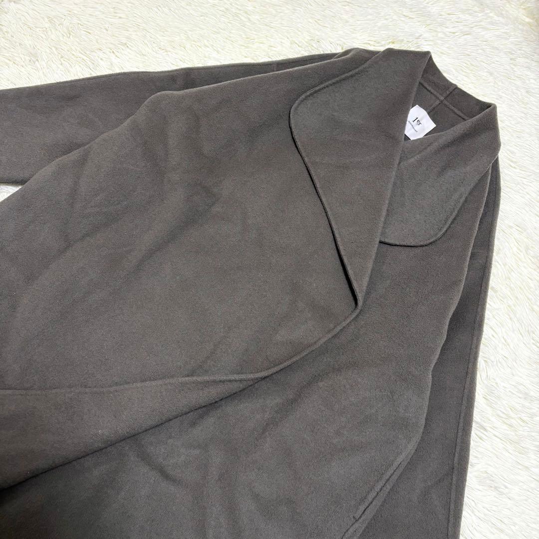 希少 プルミエアロンディスモン ダブルビーバー　ショール リバーコート 36