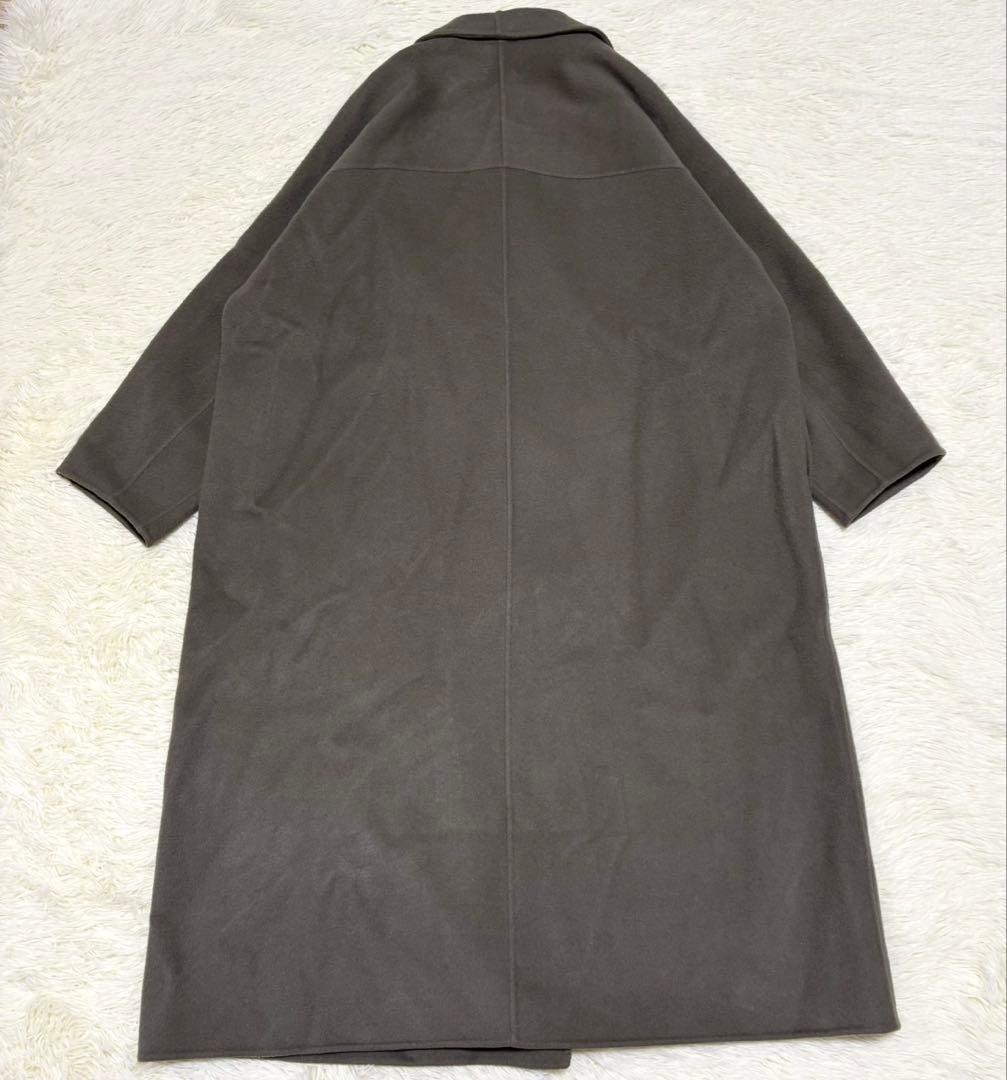 希少 プルミエアロンディスモン ダブルビーバー　ショール リバーコート 36