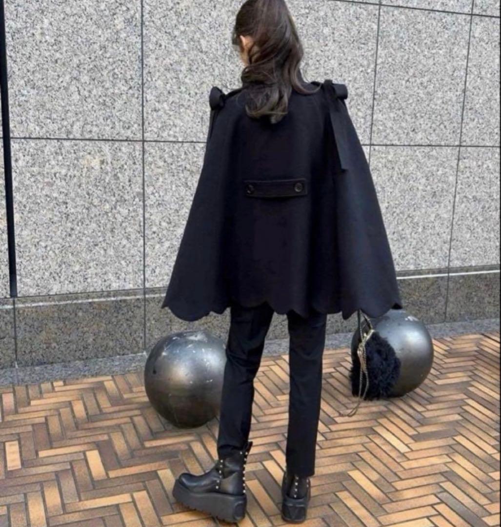 Bibiy リボンケープ