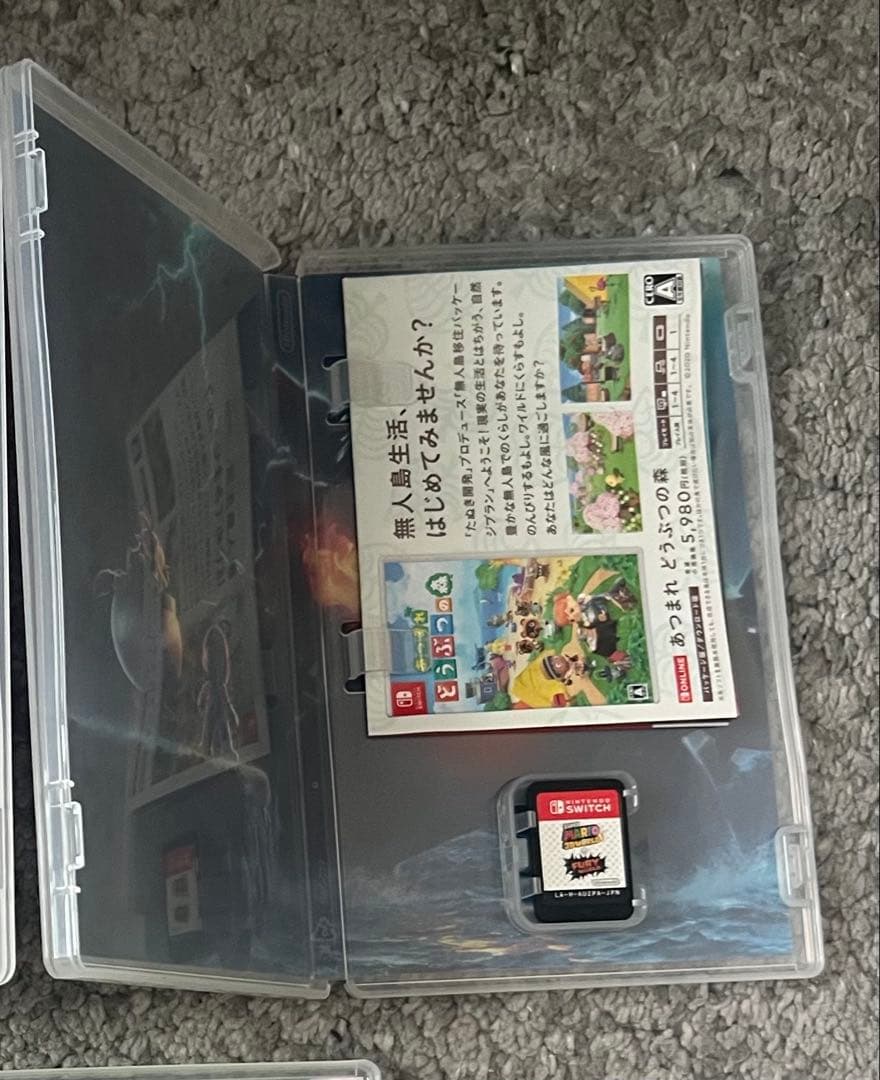 Switchソフトまとめ売り　スーパーマリオ3Dワールド　ピクミン3デラックス