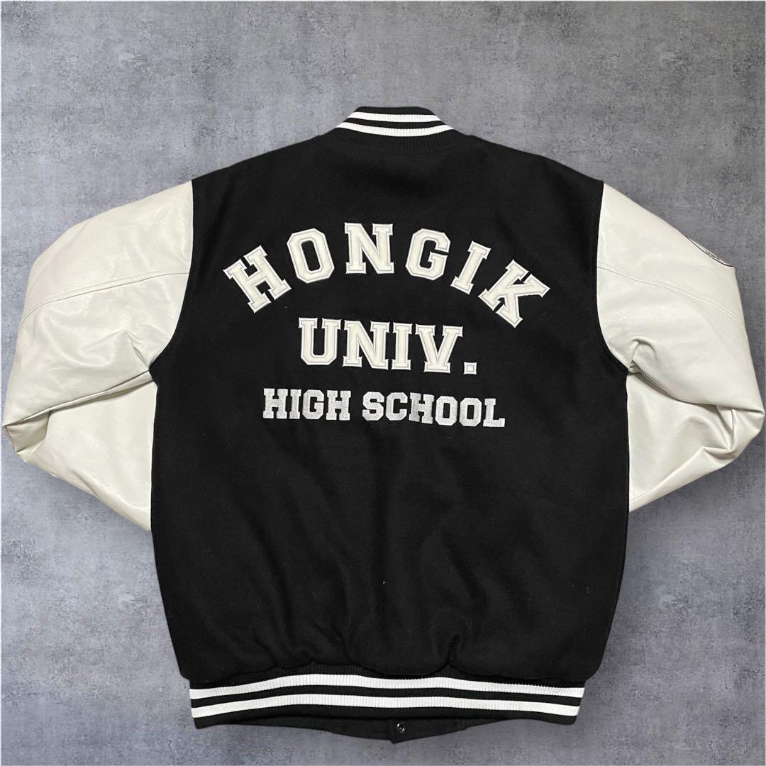 【希少】韓国発！大人気HONGIKスタジャン 大きめS 状態良好