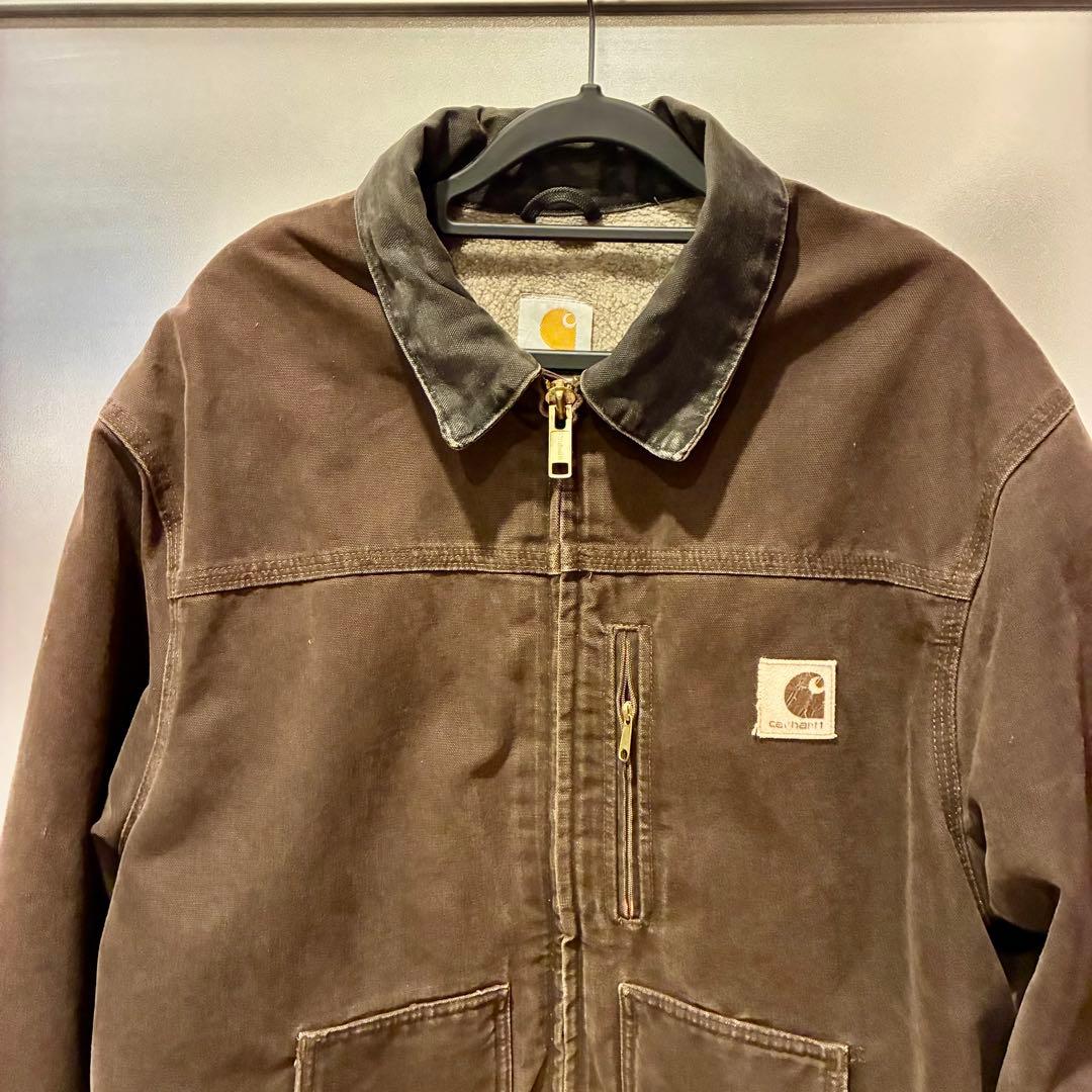雰囲気抜群 ヴィンテージ 90S Carhartt リッジコート ブラウン XL